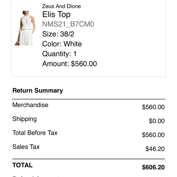 Zeus and Dione Elis Ruffle Plisse Crop Top | US 0 EU 34 - Picture 6 of 6